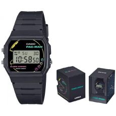 Unisexklocka Casio F-91 - PACMAN Series Limited Edition Svart (Ø 35 mm)