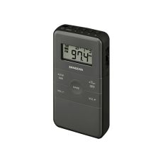 Bärbar Digitalradio Sangean Svart AM/FM Laddningsbar