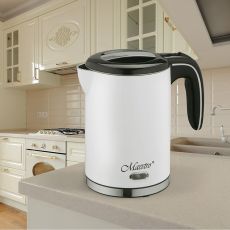 Vattenkokare Feel Maestro MR030 Vit Beige Brons Rostfritt stål 1500 W 2200 W 1,2 L 1,7 L