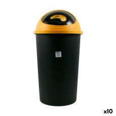Papperskorg Tontarelli Big hoop Gul Svart 50 L (10 antal)