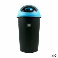 Papperskorg Tontarelli Big hoop Blå Svart 50 L 39 x 39 x 72 cm (10 antal)