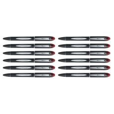 Liquid ink ballpoint pen Uni-Ball Rollerball Jestsream SX-210 Röd 12 antal