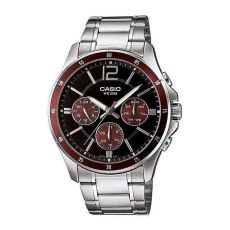 Herrklocka Casio MULTIFUNCTION CALENDAR - BLACK & BORDEAUX (Ø 43,5 mm)