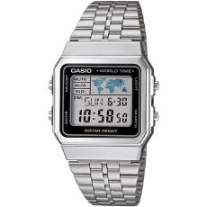 Unisexklocka Casio VINTAGE Svart Silvrig (Ø 34 mm)