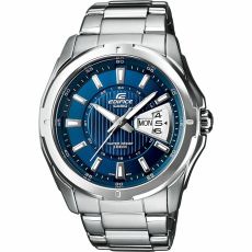 Herrklocka Casio EF-129D-2AVEF Rostfritt stål Silvrig