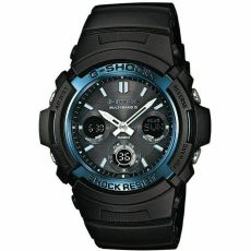 Herrklocka Casio AWG-M100A-1AER Blå Svart (Ø 52 mm)