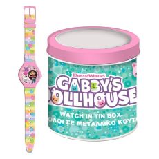 Barnklocka Gabby's Dollhouse 000574089 - TIN BOX Ø 33 mm