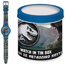 Barnklocka Jurassic Park 000570996 - TIN BOX (Ø 33 mm)