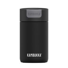 Termos Kambukka Olympus Svart Silikon Rostfritt stål 300 ml