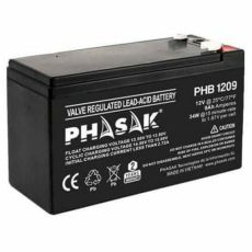 Batteri till System för Avbrottsfri Strömförsörjning UPS Phasak PHB 1209 12 V