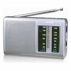 AM/FM-radio Haeger PR-BIB.001A Grå