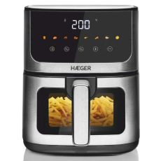 Luftfritös Haeger Magic Window Grå 1400 W