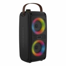 Bärbar Bluetooth Högtalare Denver Electronics Svart LED RGB