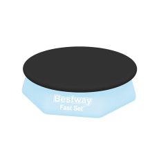 Pool Cover Bestway Svart Ø 244 cm (1 antal)