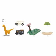 Träna med Circuit Brio Dinosaur circle set