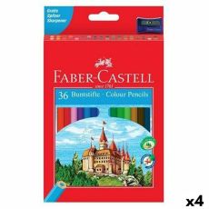 Färgpennor Faber-Castell Multicolour 4 Delar