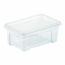 Förvaringslåda med lock Mondex Space Box Transparent polypropen 5,7 L 35,5 x 21 x 12,5 cm