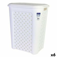 Tvättkorg Arianna Tontarelli 8105408_112 50 L Vit 44 x 35 x 55 cm (6 antal)