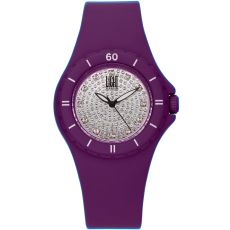 Damklocka Light Time SILICON STRASS (Ø 36 mm)