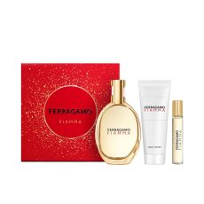Parfymset Damer Salvatore Ferragamo FIAMMA EDP 3 Delar