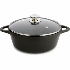 Kastrull med lock Valira 4141/25 Svart Ø 24 cm