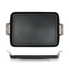 Slät grillplatta Valira 4674/25 Svart Metall