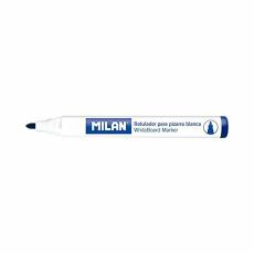 Tuschpennor Milan Whiteboard Blå (12 Delar)