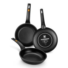 Non-stick-panna BRA Sartén Efficient Ø 22 cm Svart Aluminium