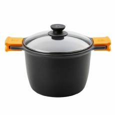 Kastrull med glaslock BRA A273907 Svart Metall Aluminium Smitt aluminium gjuta aluminium (1 antal)