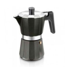 Italiensk Kaffepanna Black Edition BRA 6 Tazas