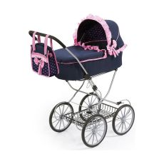 Dockvagn Reig Dolls Pram Marinblå 64 cm