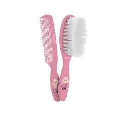 Frisörset för barn Beter Peine Bebe Rosa 2 Delar (2 antal)