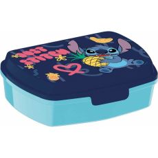 Smörgåslåda Stitch Sweet Blå Lila Polyester Rektangulär 17 x 5,6 x 13,3 cm