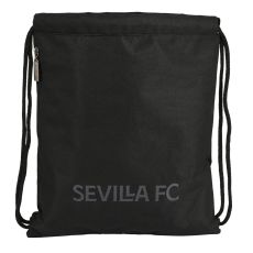 Skopåse med remmar Sevilla Fútbol Club Teen 35 x 40 x 1 cm Svart