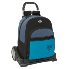 Skolväska med hjul BlackFit8 California Blå Svart 32 x 42 x 15 cm