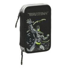 Dubbelt pennfodral Batman Game over Svart 12.5 x 19.5 x 4 cm Dubbelt pennfodral 29 Delar