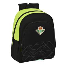 Skolryggsäck Real Betis Balompié Svart Lime 28 x 34 x 10 cm