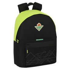 Skolryggsäck Real Betis Balompié 31 x 41 x 16 cm Svart Lime