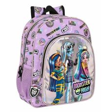 Skolryggsäck Monster High Best boos Lila 32 x 38 x 12 cm