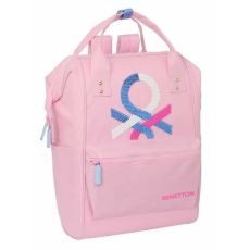 Skolryggsäck Benetton Pink 27 x 40 x 19 cm