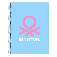 Anteckningsbok Benetton Spring Himmelsblå A4 120 Blad