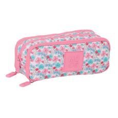 Tredubbel Carry-all Moos Flores Multicolour 21 x 8 x 8 cm