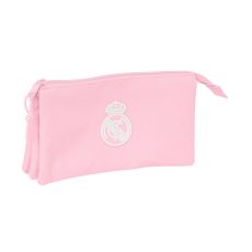 Tredubbel Carry-all Real Madrid C.F. Rosa 22 x 12 x 3 cm