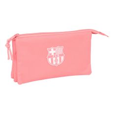 Tredubbel Carry-all F.C. Barcelona Korall 22 x 12 x 3 cm