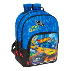 Skolryggsäck Hot Wheels Let's race Blå Svart 32 x 42 x 15 cm