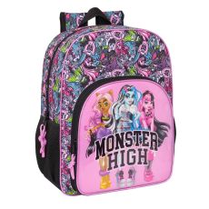Skolryggsäck Monster High Drama Multicolour 33 x 42 x 14 cm