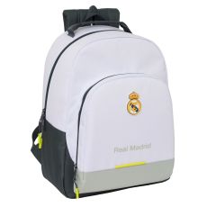 Skolryggsäck Real Madrid C.F. Vit 32 x 42 x 15 cm