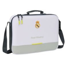 Skolryggsäck Real Madrid C.F. Vit 38 x 28 x 6 cm