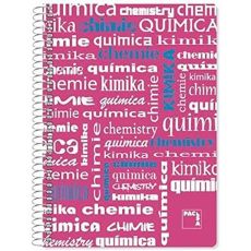 Anteckningsbok Pacsa Multicolour Rosa Din A4 80 Blad 21,5 x 31,5 cm 4 Delar