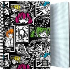 Bok med ringar Grafoplas Bits&Bobs 24 Yuku Multicolour Din A4 80 Blad 21,5 x 31,5 cm